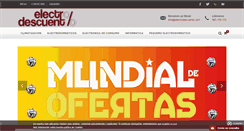Desktop Screenshot of electrodescuento.com